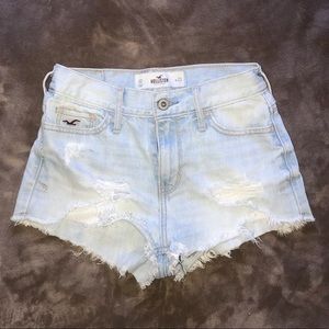 distressed hollister shorts